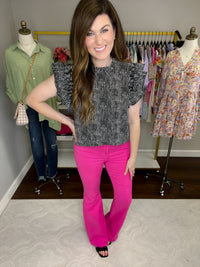 Judy Blue Elle Garment Dyed Flares