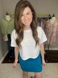 Country Club Days Skort in Ocean Blue