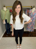 Go Getter Ribbed Leggings in Black
