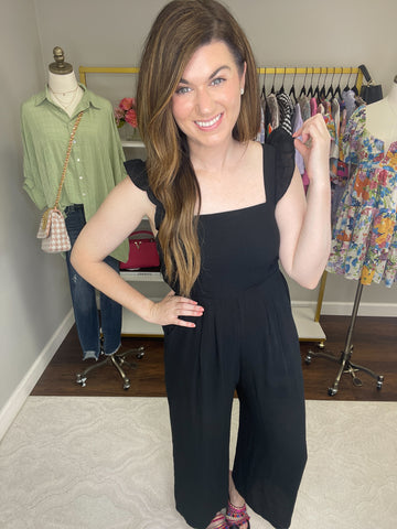 SALE! Take Me to the Tropics Pants in Black