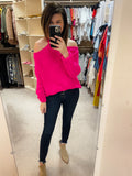 Sassy Shoulders Sweater