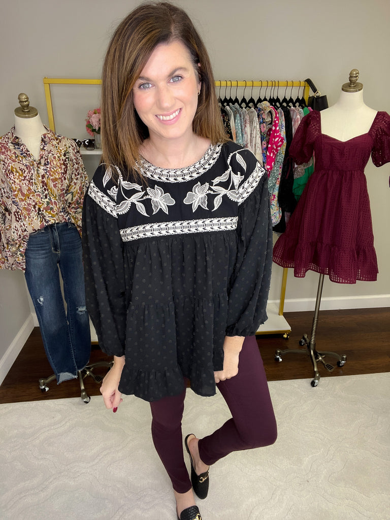 Stitched in Time Top