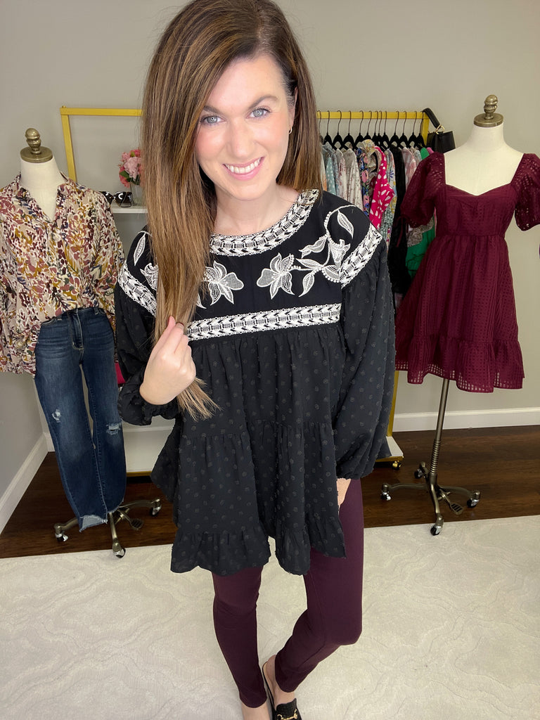 Stitched in Time Top