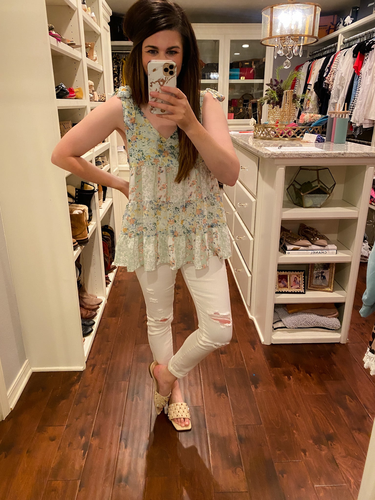 Adore You Floral Tank