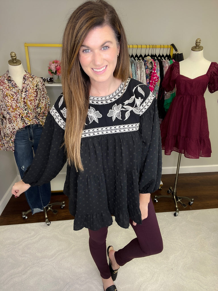 Stitched in Time Top