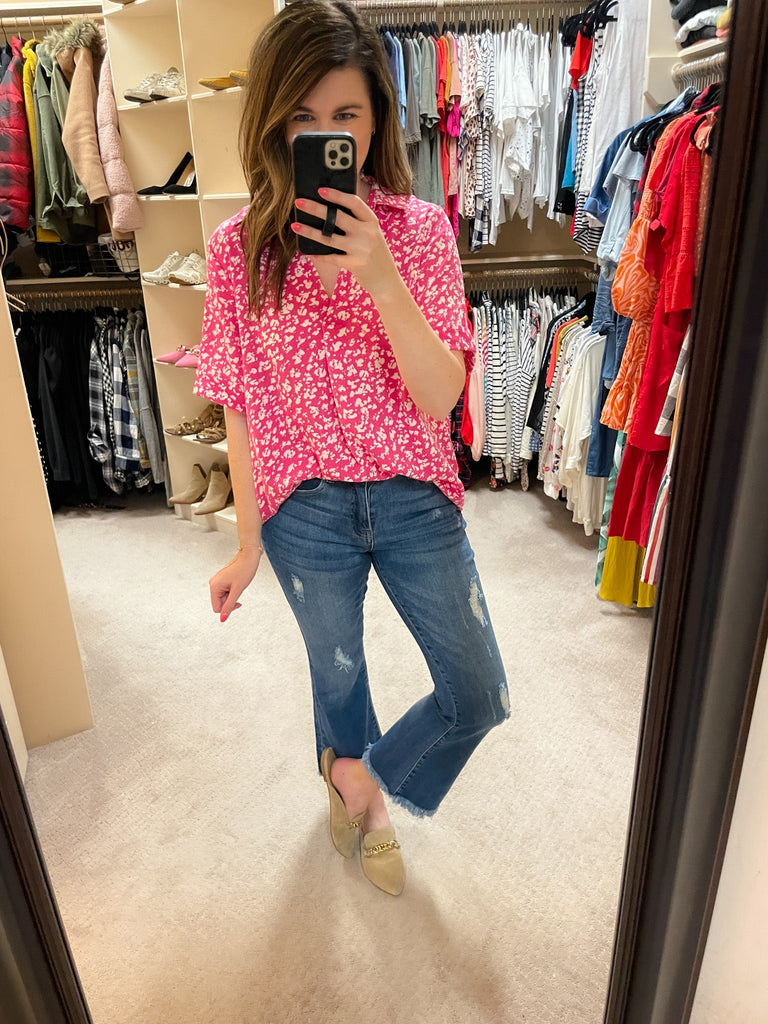 Risen Dayton Ankle Flare Jeans
