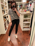 Pendleton Top in Charcoal