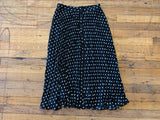 Piper Polka Dot Skirt in Black