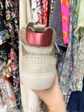 Shu Shop Paulina Sneakers in Gold Glitter