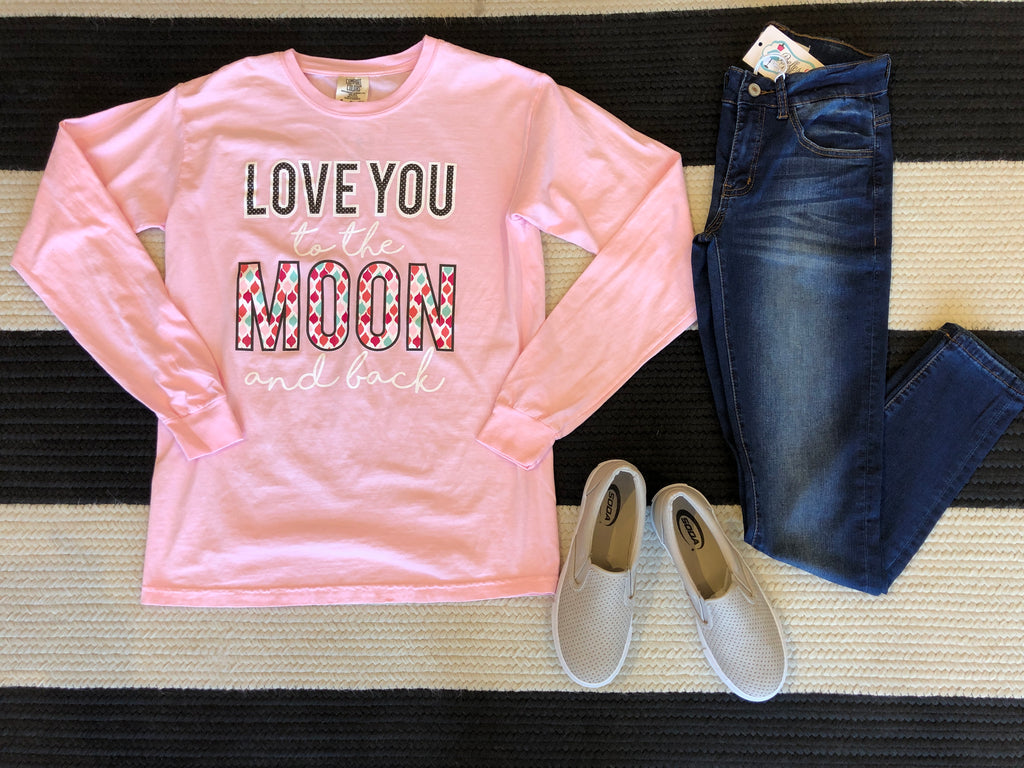 Love You to the Moon and Back Long Sleeve Tee
