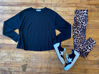 Leopard Leggings in Brown *Final Sale*