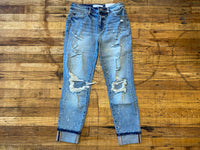 KanCan Pollock Paint Spot Jeans