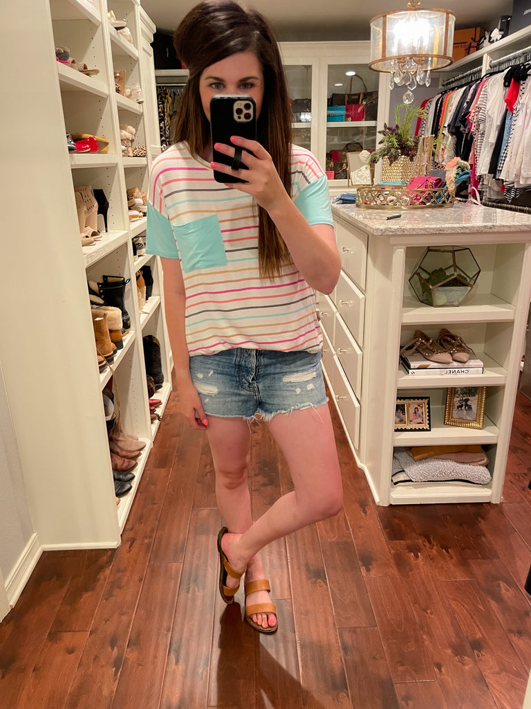 Keily Top in Blue