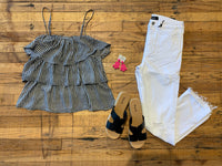 SALE! Culver Layered Gingham Tank *Final Sale*