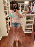 Keily Top in Blue