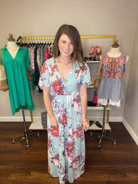 Libbie Maxi Dress in Sage