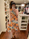 SALE! Palm Trees Sway One Shoulder Dress