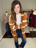 Elliston Cardigan in Rust