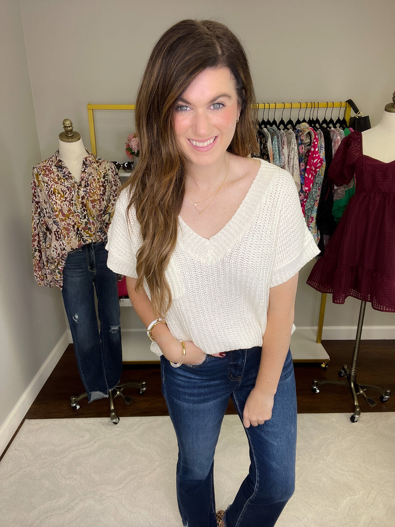 Karter Sweater in Off White
