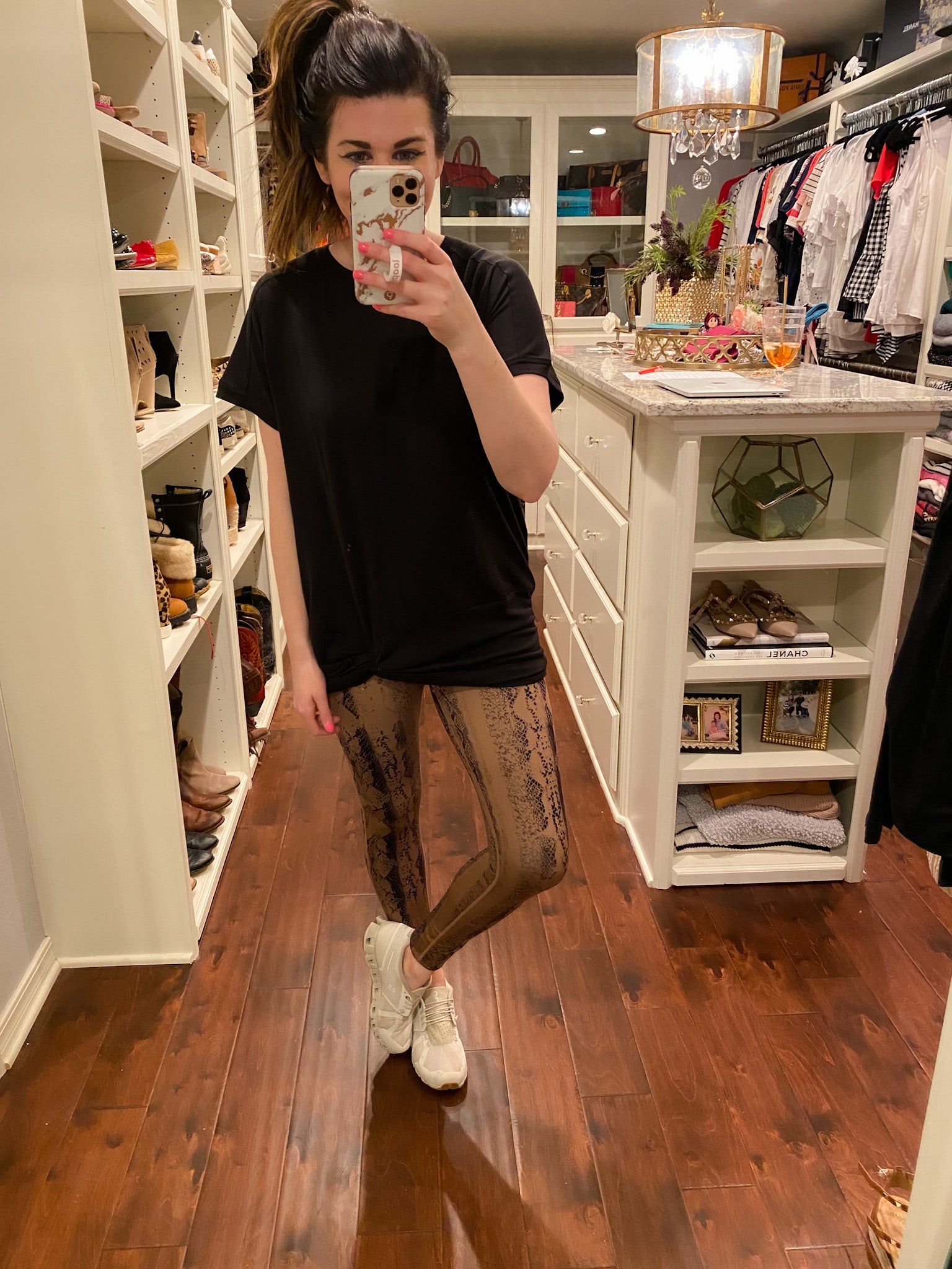 SALE! Fast Lane Snake Print Leggings *Final Sale*