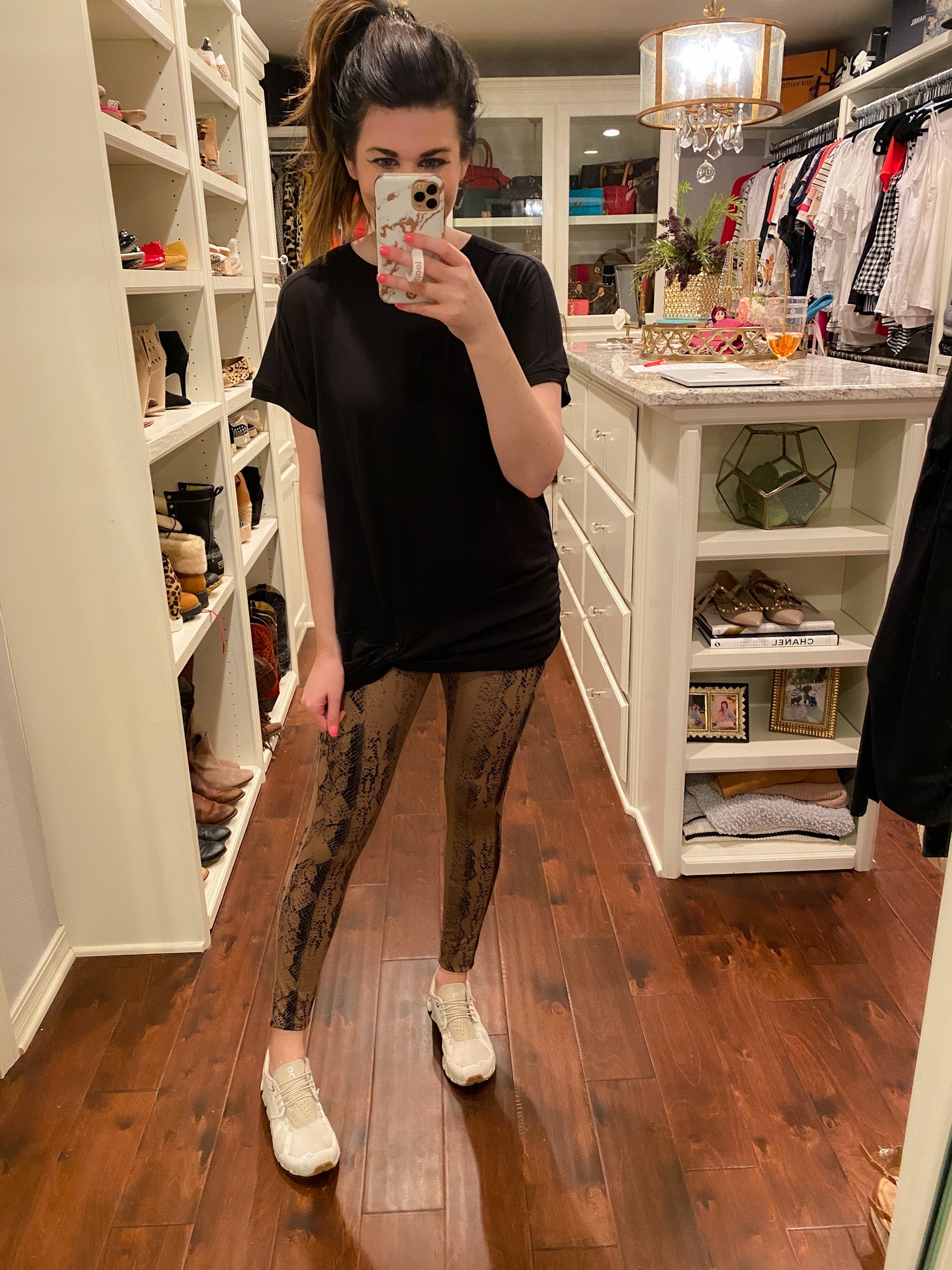 SALE! Fast Lane Snake Print Leggings *Final Sale*