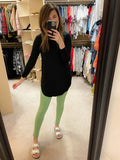 Wayside Long Sleeve Top in Black