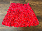 Sweet Cherry Floral Skirt