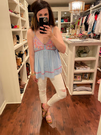 Summer Stunner Tank in Blue