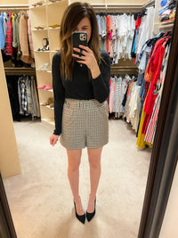 City Style Plaid Shorts