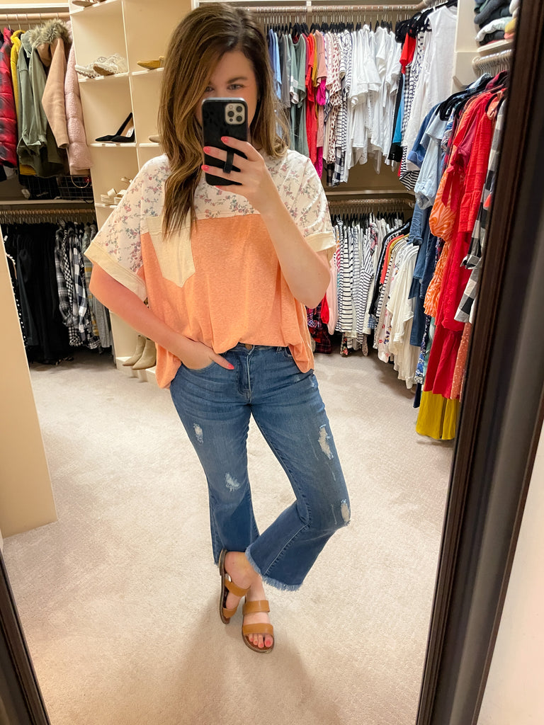 Risen Dayton Ankle Flare Jeans