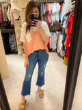 Risen Dayton Ankle Flare Jeans