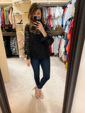 Finer Things Lace Top in Black