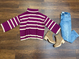 Mally Sweater in Plum