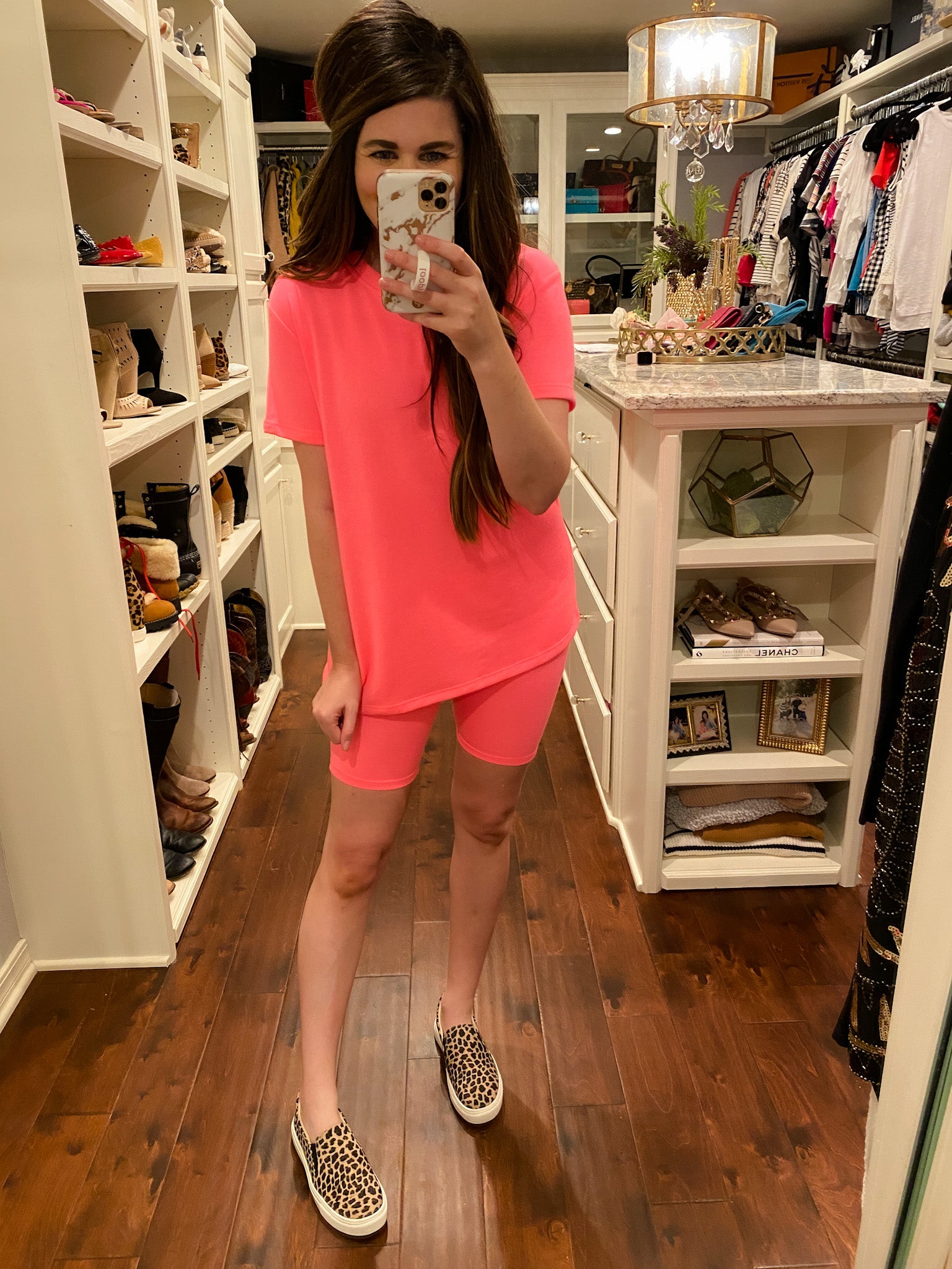 SALE! Ready, Set, Chic Bike Shorts in Neon Pink *Final Sale*