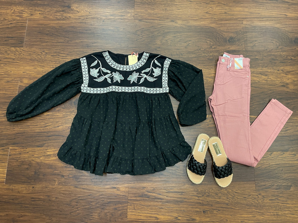 Stitched in Time Top