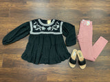 Stitched in Time Top