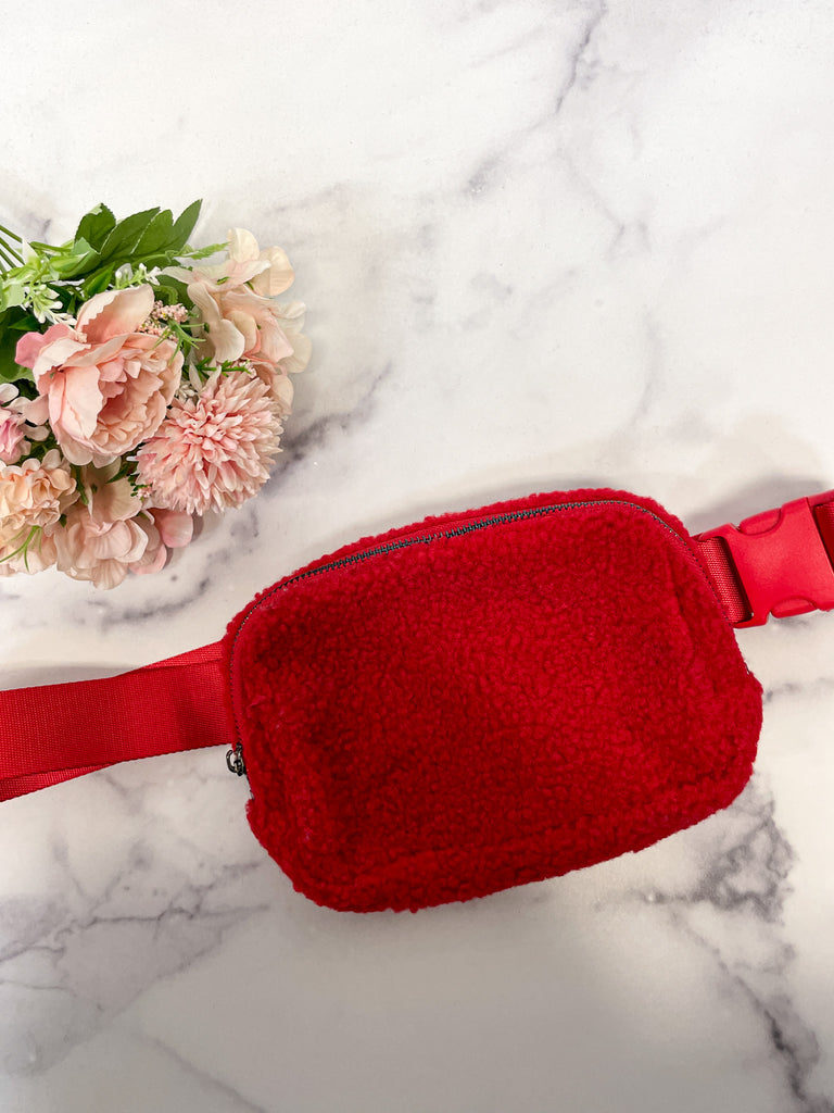 Sherpa Bum Bag in Red