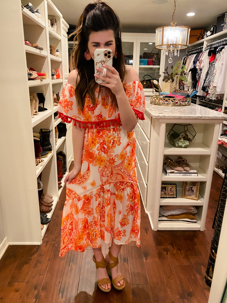 SALE! Love Island Maxi Dress in Red