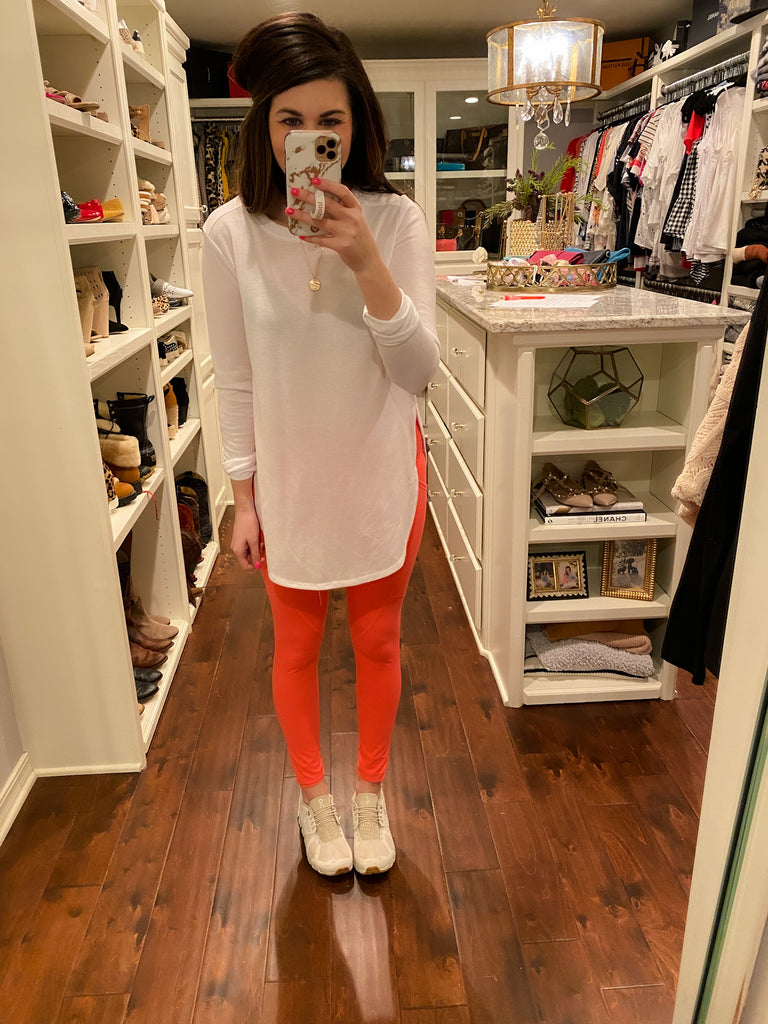 *BELLES & DOORBUSTER*  Mono B Meet Me at the Barre Top in White