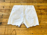 SALE! Judy Blue Lace Patch Shorts in White