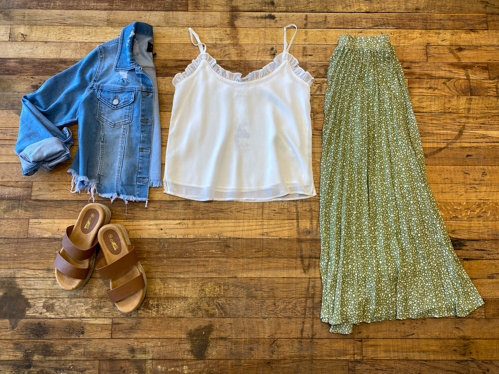 Lydia Ruffle Tank