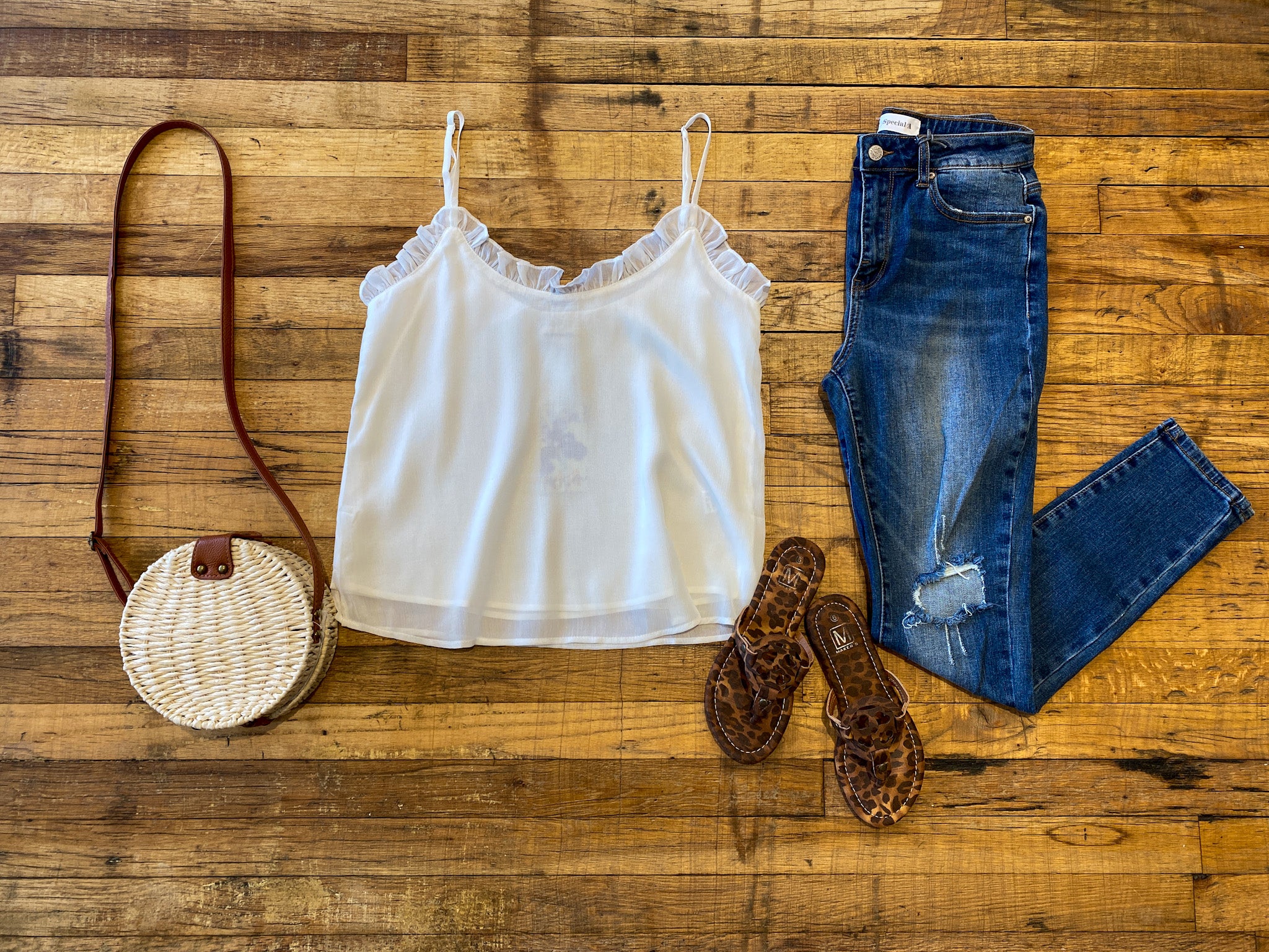 Lydia Ruffle Tank