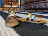 South Beach Metallic Sandals