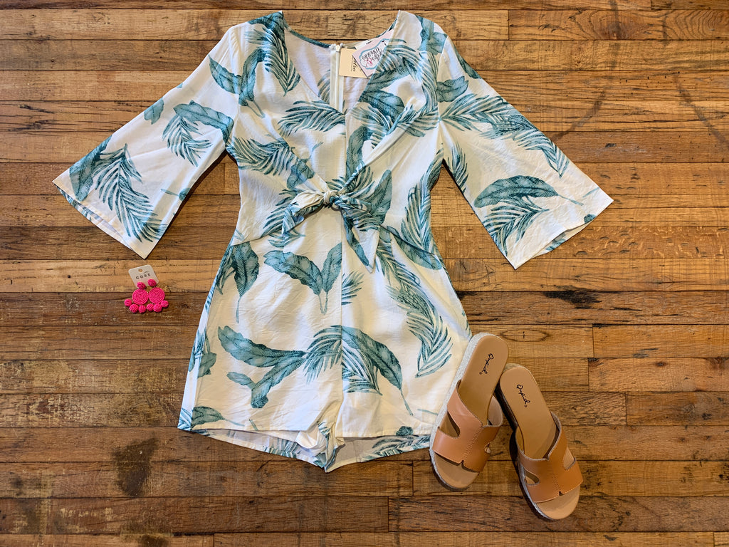 SALE! Shake Your Palm Palms Romper