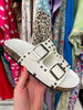 Tilly Studded Sandals in White