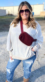 Sherpa Bum Bag in Wine