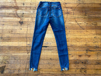 Edie Distressed Hem Jeans