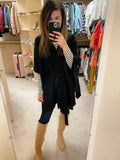 Upper East Side Belted Poncho Cardigan