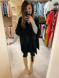 Upper East Side Belted Poncho Cardigan