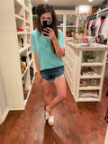 SALE! Brooke Tee in Jade